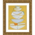 thumbnail image 1 of Delamater, Rob 19x24 Gold Ornate Wood Framed with Double Matting Museum Art Print Titled - Abstract Sails III, 1 of 4
