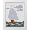 thumbnail image 1 of Delamater, Rob 25x32 White Modern Wood Framed Museum Art Print Titled - Oceans Ahoy III, 1 of 4