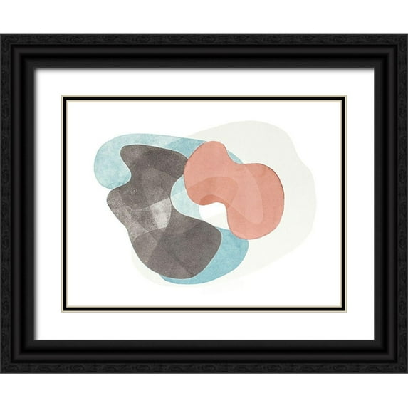Delamater, Rob 32x25 Black Ornate Wood Framed with Double Matting Museum Art Print Titled - Homage to Eames VI