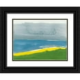 thumbnail image 1 of Delamater, Rob 32x25 Black Ornate Wood Framed with Double Matting Museum Art Print Titled - The End of Bluff Beach Road, 1 of 4