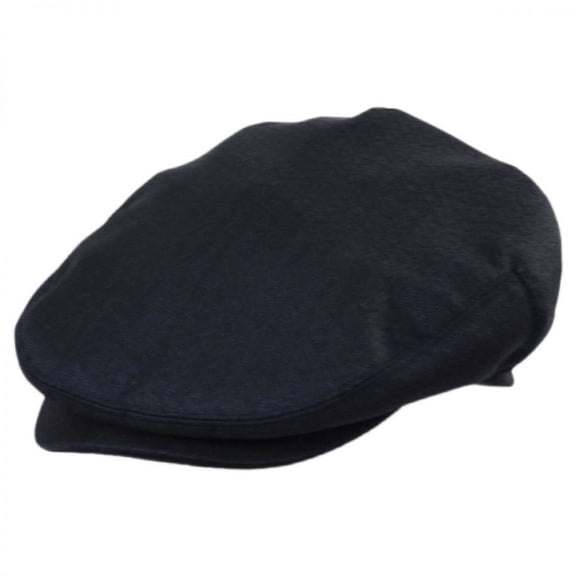 Delancey Wool Chevron Ivy Cap - L - Navy/Black
