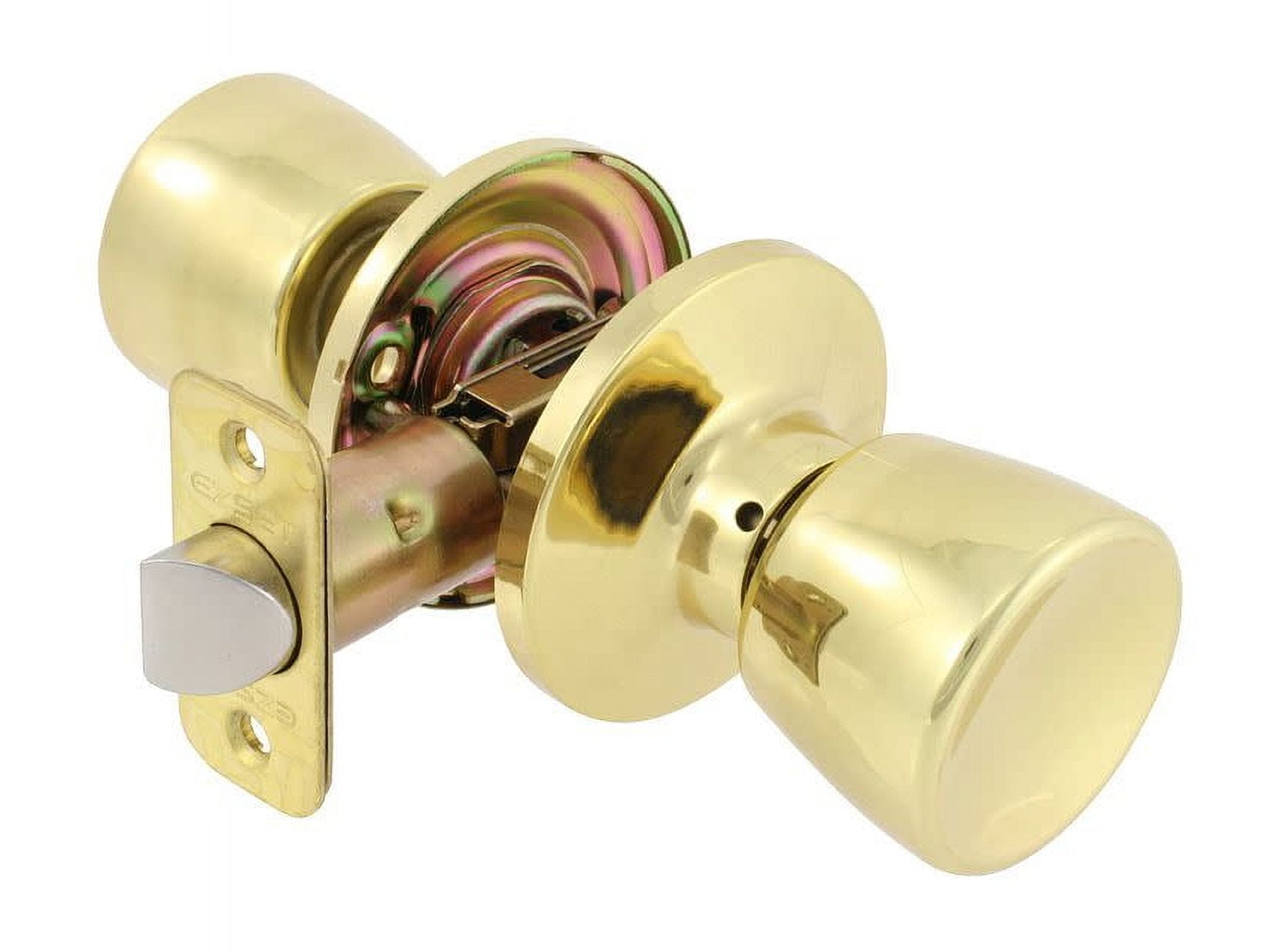 Delaney D11523 Keyed Entry Single Cylinder Door Knob Set From The Guardian Series - Brass