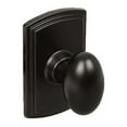 thumbnail image 1 of Delaney 367504 Italian Collection Canova Series Interior Door Knob Set - Black, 1 of 1