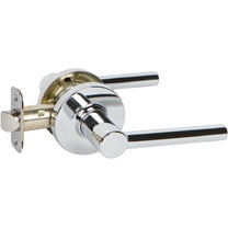 Delaney 501-Rd Contemporary Passage Door Lever Set - Chrome