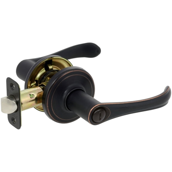 Delaney D22427P Kerry Privacy Door Lever Set - Bronze