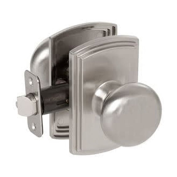 Delaney Italian Collection 360601 Santo Knob - Entrance, Satin Nickel
