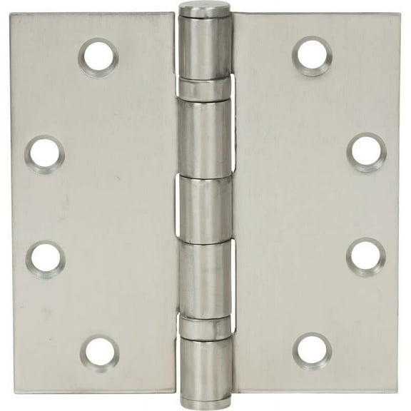 Delaney Ch45 4.5" X 4.5" Ball Bearing 5/8" Square Corner Mortise Hinge - Stainless Steel