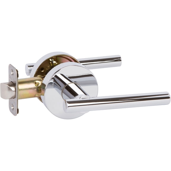 Delaney Contemporary 350526 Contemporary Collection Cira Polished Chrome Privacy Lever Set, Polished Chrome