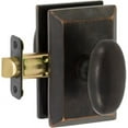 thumbnail image 1 of Delaney Designer 681400S Rosa Series Keyed Entry Door Knob Set With Curved Backplate, 1 of 1