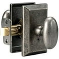 thumbnail image 1 of Delaney Designer 684408S Rosa Series Passage Door Knob Set With Square Backplate, 1 of 3