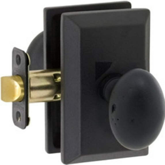 Delaney Designer 685309S Sorrento Series Dummy Door Knob With Square Backplate
