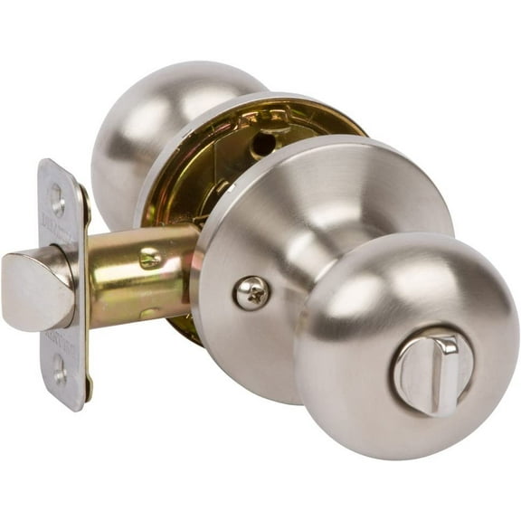 Delaney Hardware 102T-OL-US32D-Privacy Olivia Knob Privacy, Stainless Steel