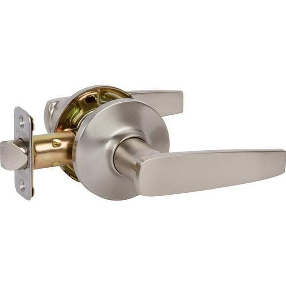 Delaney Hardware 501T-MO-US15-Passage Milton Lever Passage, Satin Nickel