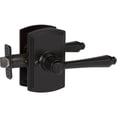thumbnail image 1 of Delaney Italian Collection 364004 Briona Handleset - Single Cylinder&amp;#44; Black, 1 of 3