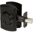 thumbnail image 1 of Delaney Italian Collection 372004 Deadbolt - Single Cylinder, Black, 1 of 1