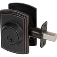 thumbnail image 1 of Delaney Italian Collection 372007 Deadbolt - Single Cylinder, Edged Bronze, 1 of 1