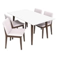 thumbnail image 1 of Delaney Mid Century Modern 5 Piece Dining Room Set, 1 of 7