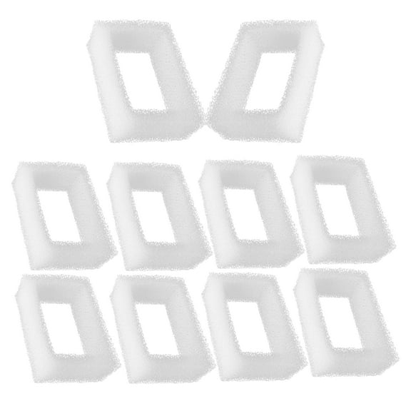 Delapan 10 Cat Water Fountain Replacement Foam Filters for Ceramic and Stainless Steel Pet Water Fountain