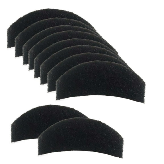 Delapan 10 Pack Charcoal Cat Litter Box Filter Compatible with Basics Hooded Covered Cat Litter Box Carbon Odor Filters