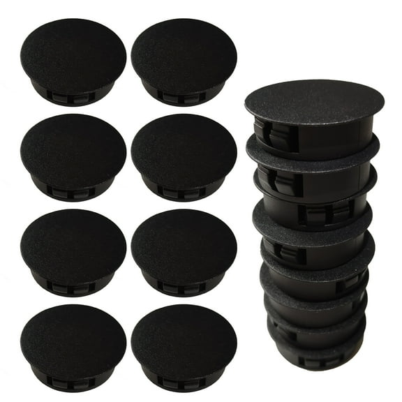 Delapan 16-Pack Black Plant Spacer Cover Compatible with AG All Model Spacer Lid Cap for Indoor Hydroponic System Platform Spacers Kit