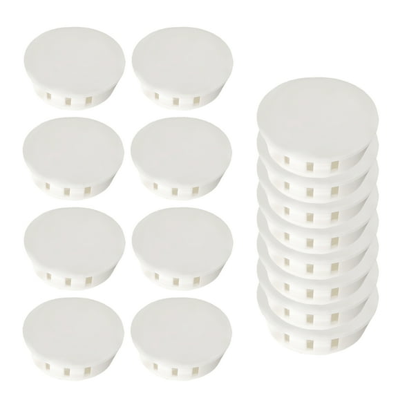 Delapan 16-Pack White Plant Spacer Cover Compatible with AG All Model Spacer Lid Cap for Indoor Hydroponic System Platform Spacers Kit