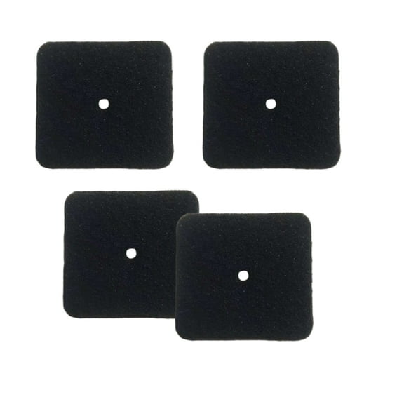 Delapan 4 Pack Charcoal Cat Litter Box Filter Compatible with Catit Hooded Cat Litter Pans Carbon Odor Filters