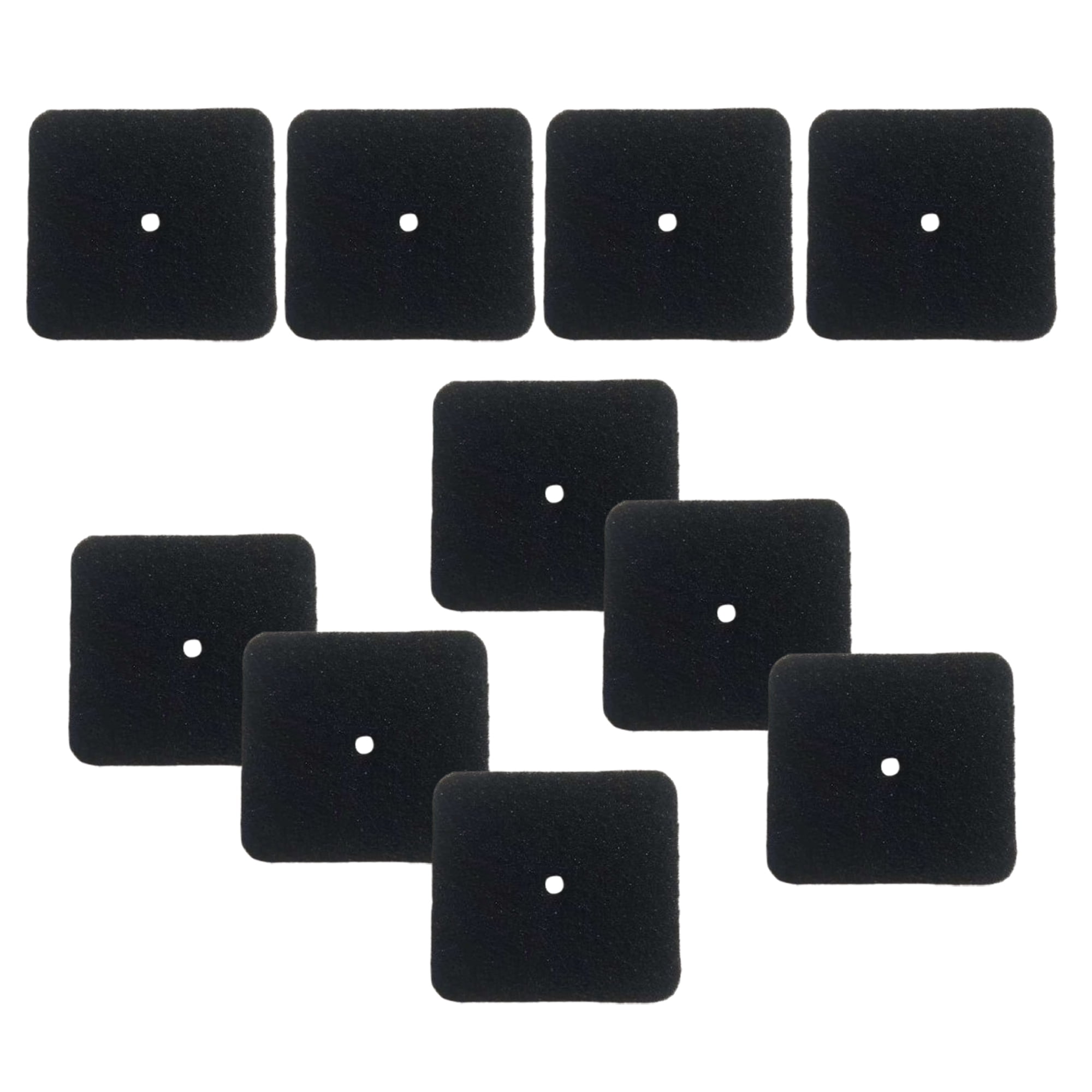 Delapan 10 Pack Charcoal Cat Litter Box Filter Compatible with Catit Hooded Cat Litter Pans Carbon Odor Filters