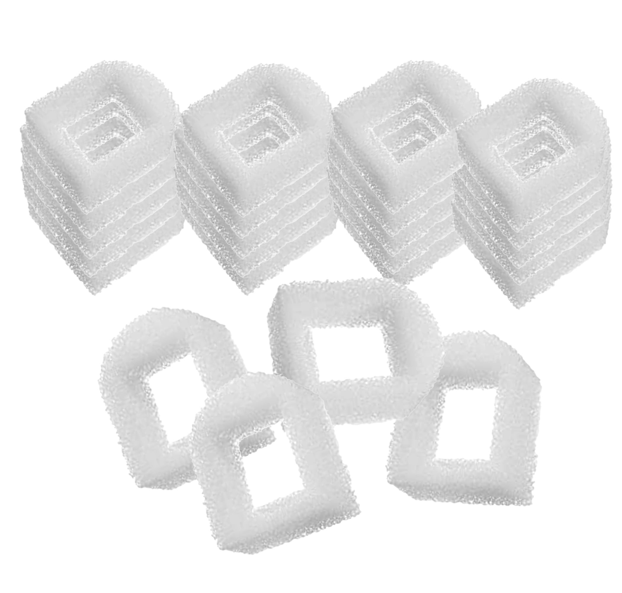 Delapan 24 Cat Water Fountain Replacement Foam Filters for Drinkwell Stainless Steel 360 Pet Fountain Filter