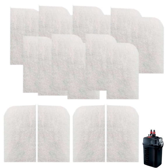 Delapan 304 A244 Fine Filter Water Polishing Pad for Fluval 305 306 404 405 406 Canister Filter Filtration Systems - 18 Packs