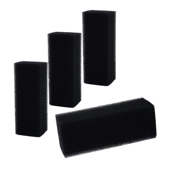 Delapan 4 Pack Foam Filter Media Pads for Aqua Clear 110 Foam Insert, Black A623 Replacement
