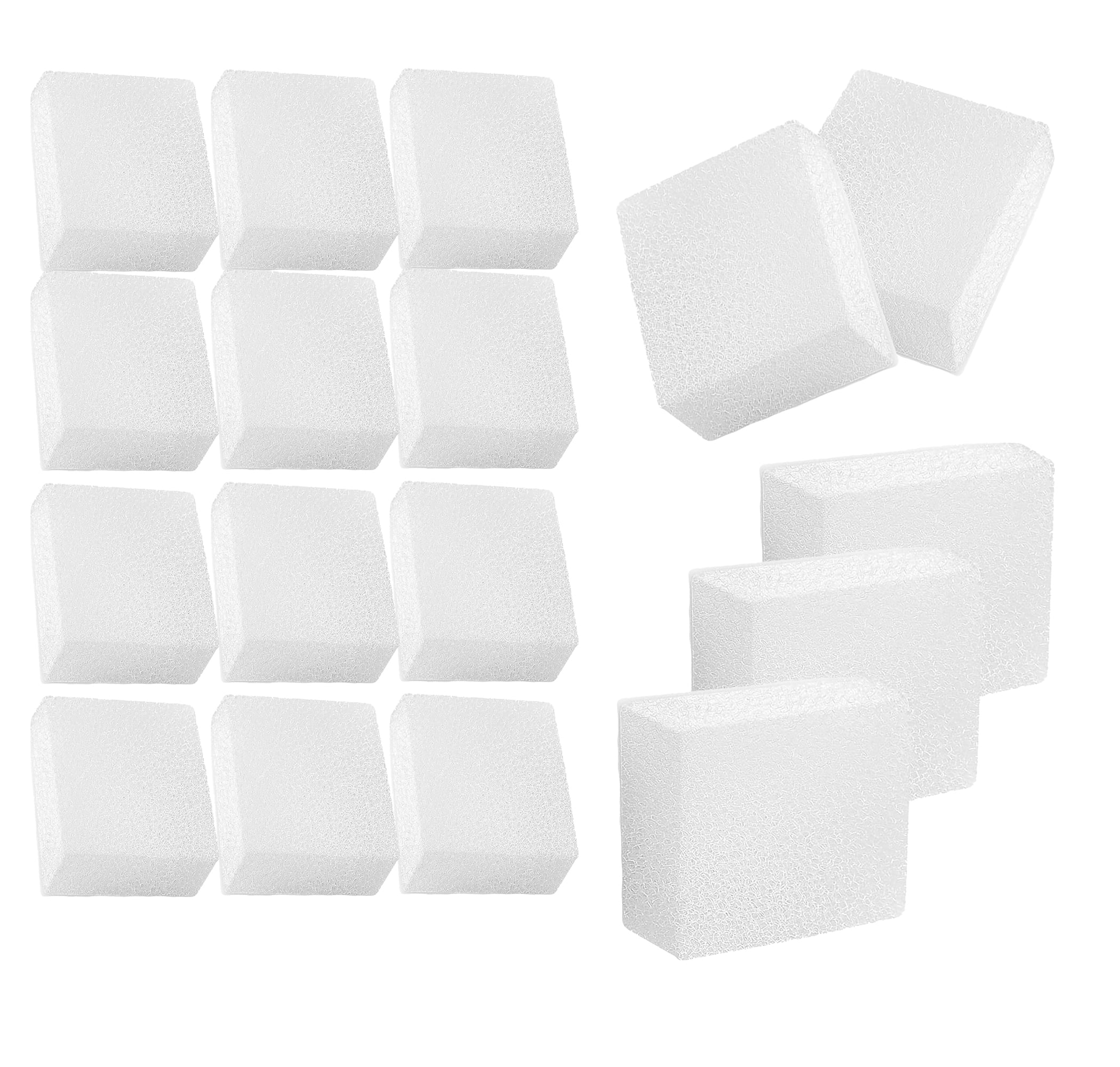 Delapan 60 Replacement Pre-Filter Sponges Fit for 67oz/2L Pet Cat Water Fountain Dog Water Bowl Dispenser