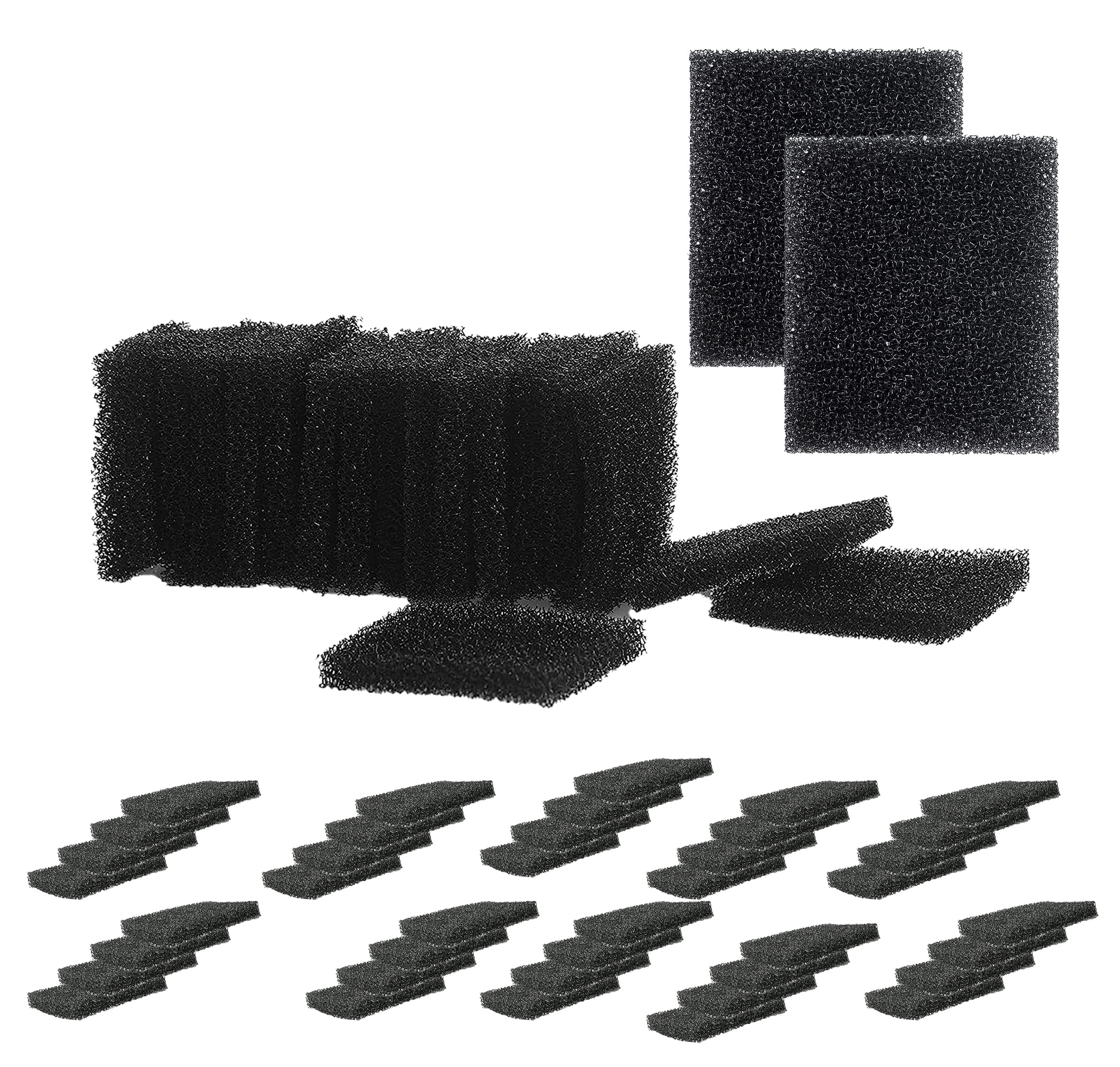 Delapan 85-Pack Pump Filter Sponge Compatible with AeroGarden Pumps Replacement Filters