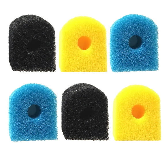 Delapan Aquarium Filter for Kulife Aquarium Filters 130GPH 225GPH 300GPH Fish Tanks 3-Stage in-Tank Filter, 6 Pack