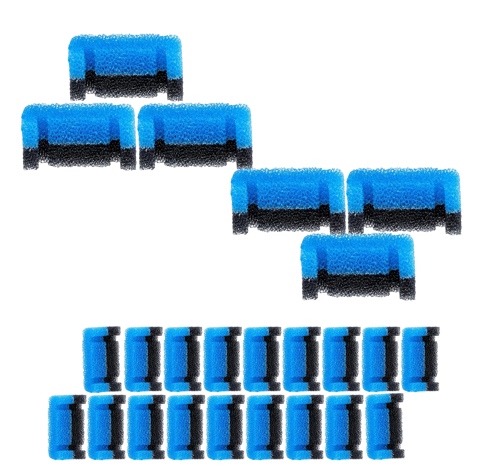 Delapan Cat Fountain Foam Filter Replacement, 32 Packs for 84 oz/2.5 L Cat Automatic Water Fountain
