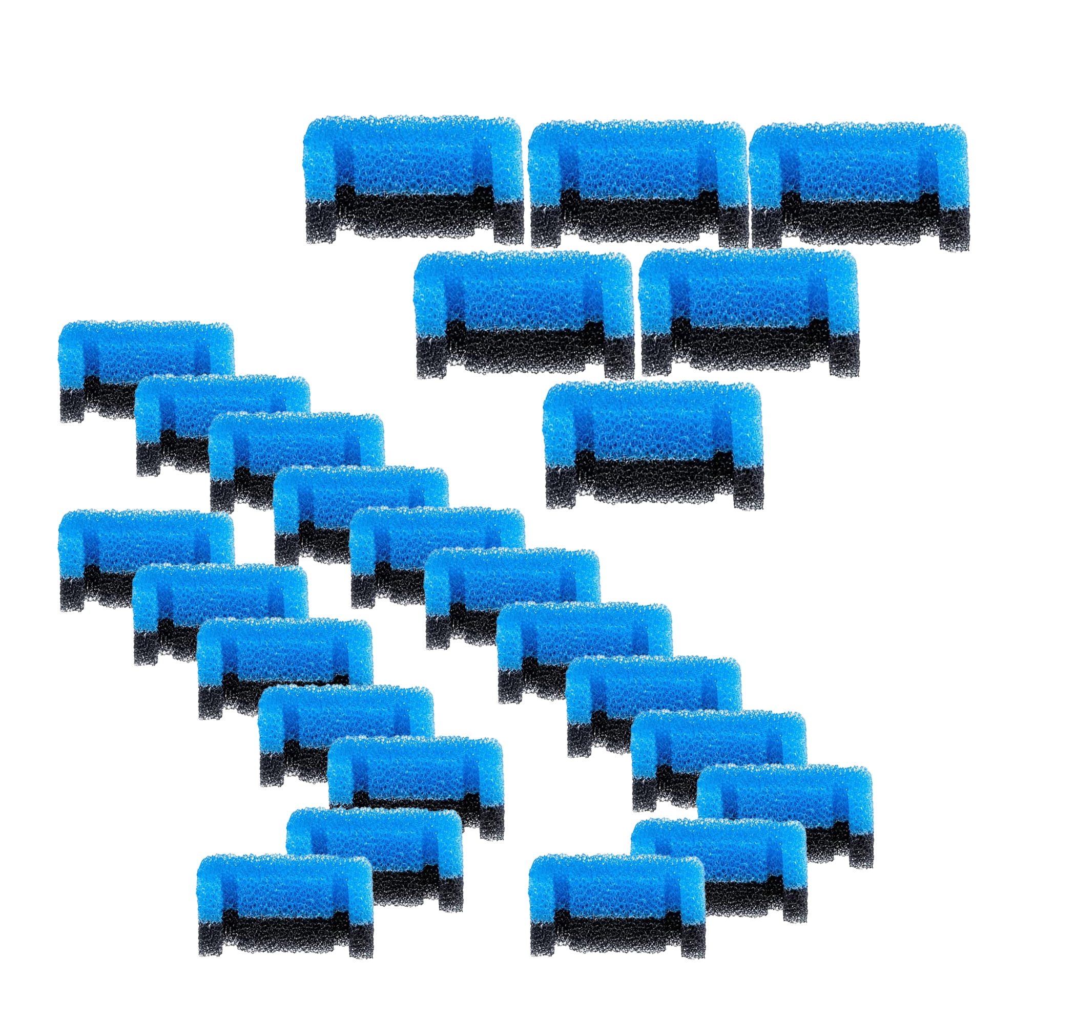Delapan Cat Fountain Foam Filter Replacement, 48 Packs for 84 oz/2.5 L Cat Automatic Water Fountain
