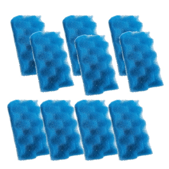 Delapan Fish Foam Bio-Filter Sponges Compatible with Canister Filters and Fluval 106 107 Aquarium Filter Media, 10 Pack