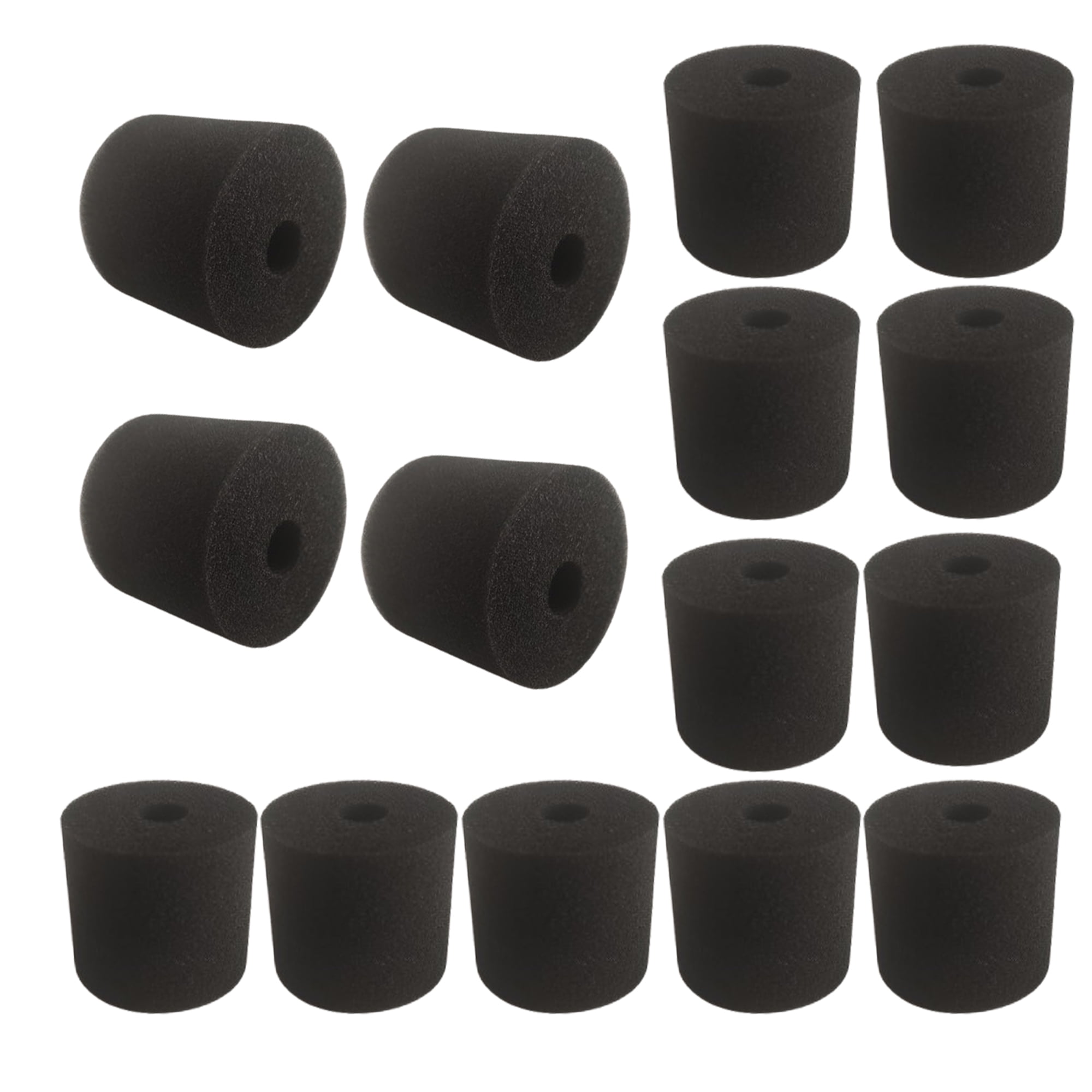 Delapan Fish Foam Pre-Filter Sponges Compatible with Canister Filters Biomaster 250 350 600 Aquarium Filter Media, 15 Pack