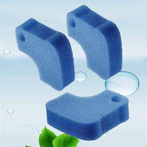 Delapan Fish Foam Pre-Filter Sponges Compatible with Canister Filters Biomaster 250 350 600 Blue Aquarium Filter Media, 3 Pack