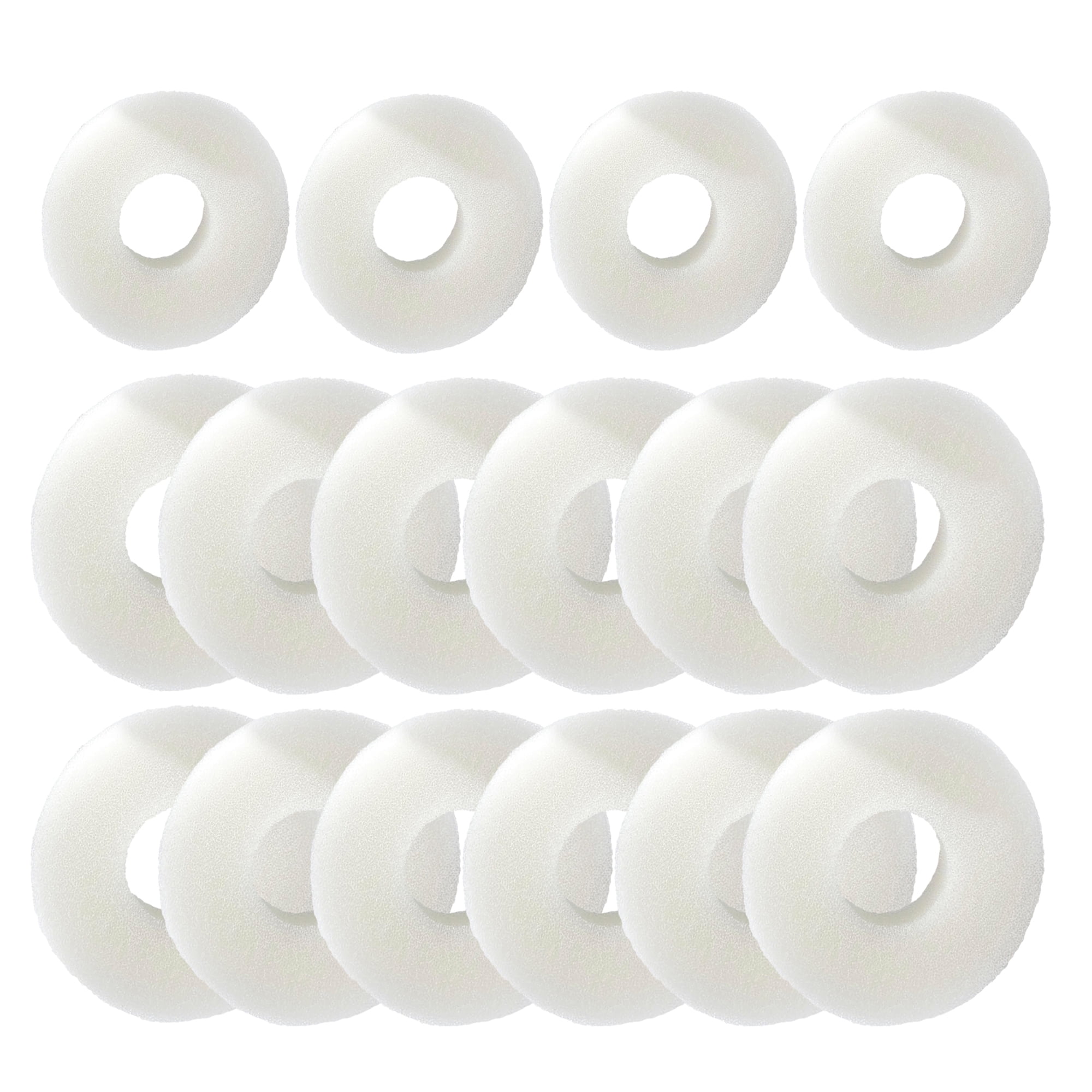 Delapan Fish Foam Pre-Filter Sponges for Canister Filters and Biorb Aquarium Filter Media, 16 Pack