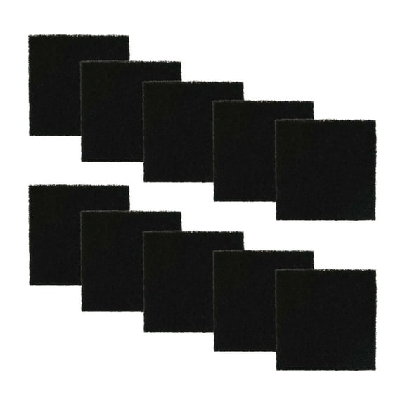 Delapan Fume Extractor Filters fits 5 1/8" x 5 1/8" x 3/8Solder Smoke Absorber Hakko Xytronic Aoyue 486 Activated Carbon Filter Replacement, 10-Pack