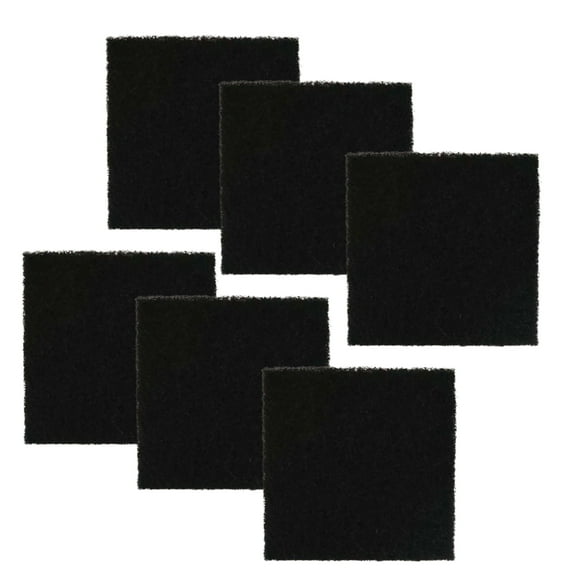 Delapan Fume Extractor Filters fits 5 1/8" x 5 1/8" x 3/8Solder Smoke Absorber Hakko Xytronic Aoyue 486 Activated Carbon Filter Replacement, 6-Pack