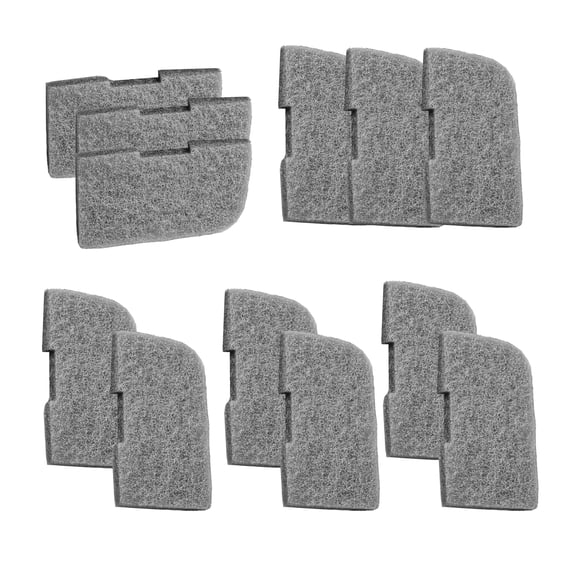 Delapan Nitrite Remover Filter Pads for Canister Filters Fluval 306, 307, 406, 407 Aquarium Filter Media, 12 Pack
