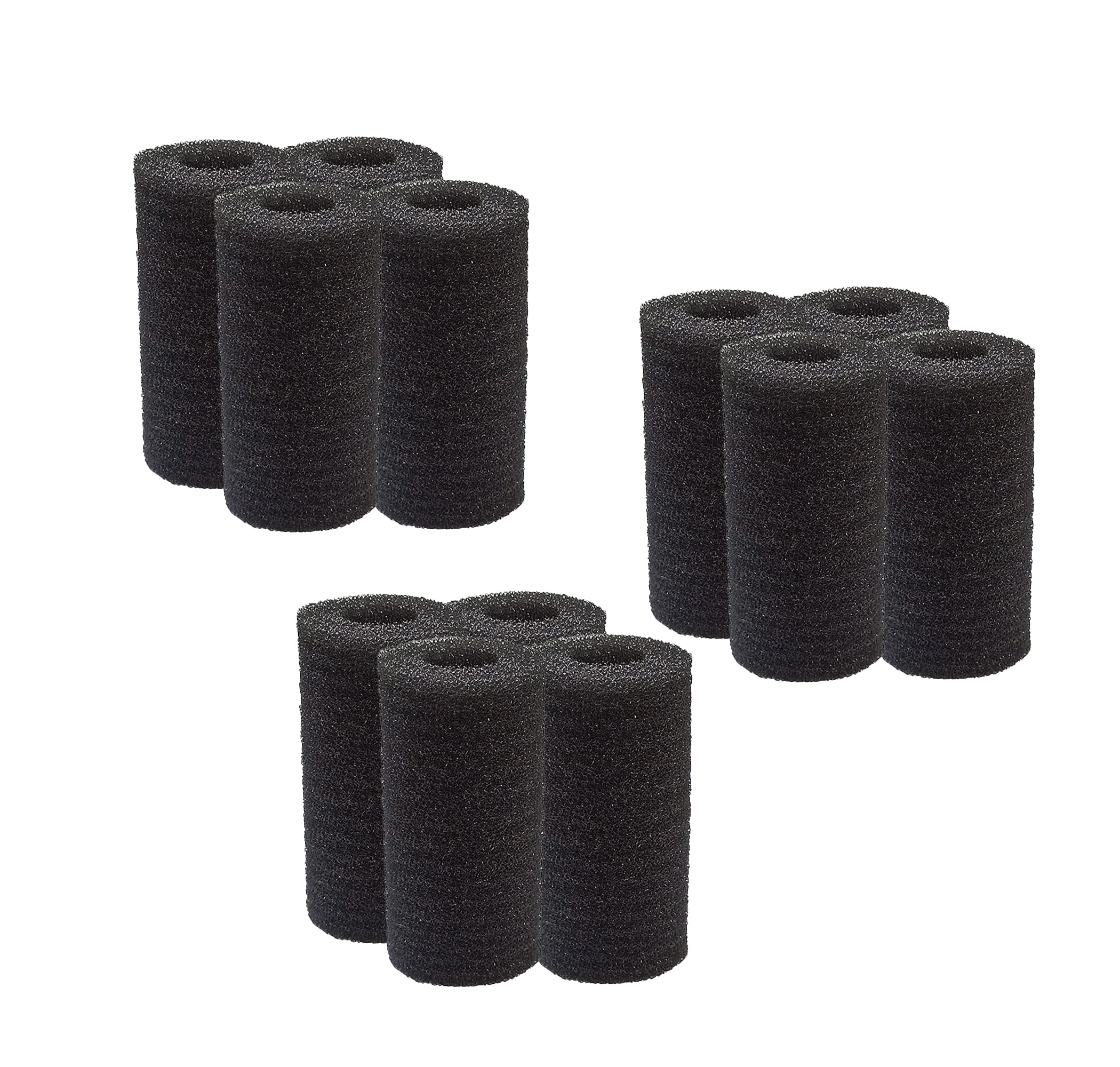 Delapan Pre Filter Sponge, Aquarium Filter Intake Cover Pump Prefilter Sponge Aquarium Filter Sponge for Fish Tank, 12 Packs