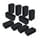 Delapan Pre-Filter Sponge Aquarium Filter for Aquarium Filter Pads Open Cell Foam 7.5" x 4" x 2.75", 10 Pack