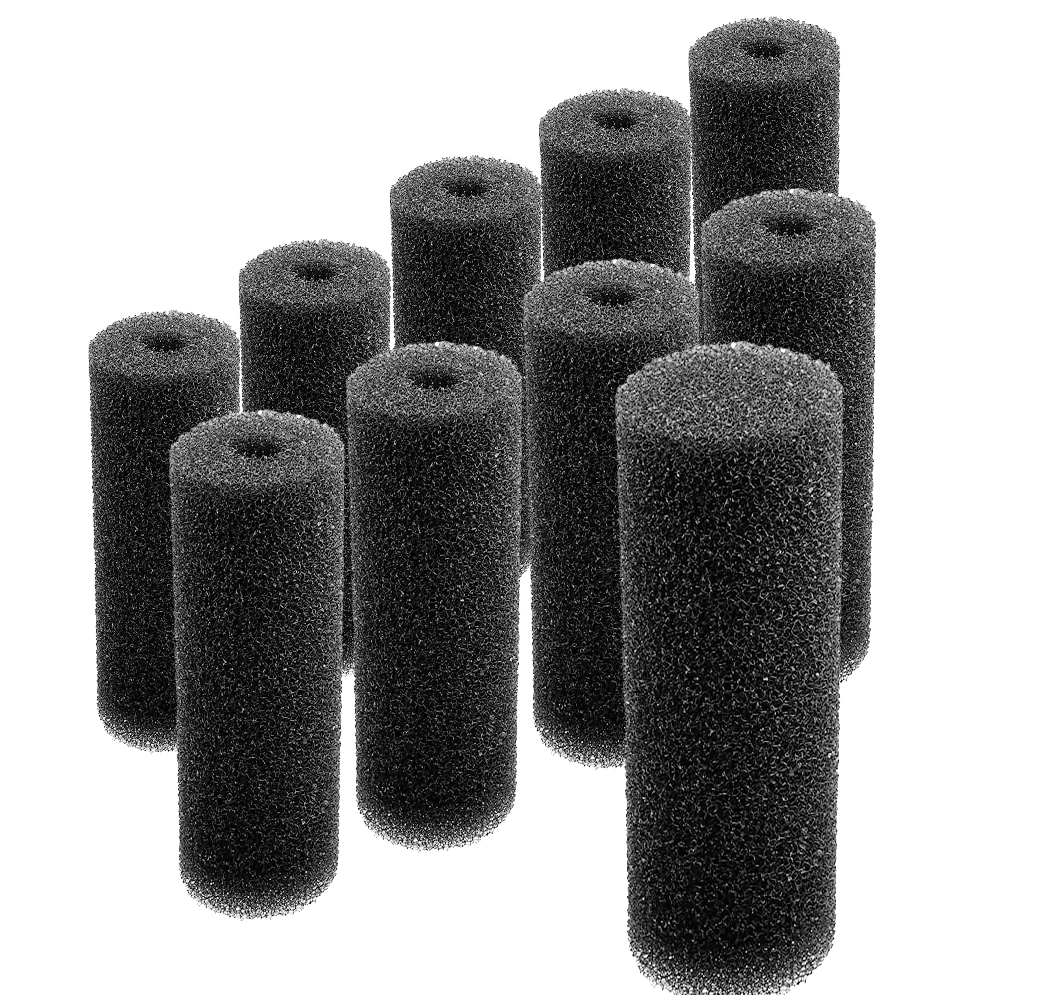 Delapan Pre-Filter Sponge for Aquarium Fish Turtle Tank 5.9 inch Replacement Foam Filtration Kit, 10 Pack