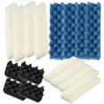 thumbnail image 1 of Delapan White Bio Foam Max Inserts Set Compatible with Canister Filters and Fluval 406,407 Aquarium, 16 Pack, 1 of 4