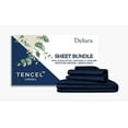 thumbnail image 1 of Delara 100% Eucalyptus Lyocell Tencel Bedding Sheet Bundle, Queen 7-Piece Set, Cooling, Silky Soft, Breathable Sheets, Carbon, 1 of 7