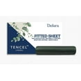 thumbnail image 1 of Delara 100% Eucalyptus TENCEL Lyocell Twin Fitted Sheet 39"x75", 17" Deep Pocket, Cooling, Silky Soft, Moisture-Wicking, Forest Green, 1 of 7