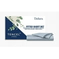 Delara 100 Eucalyptus Lyocell Tencel Fitted Sheet Set, Naturally