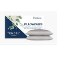 thumbnail image 1 of Delara TENCEL™ Lyocell King Pillowcases, 21" x 36", Pack of 2, Cooling, Moisture-Wicking, Breathable, Dove, 1 of 7